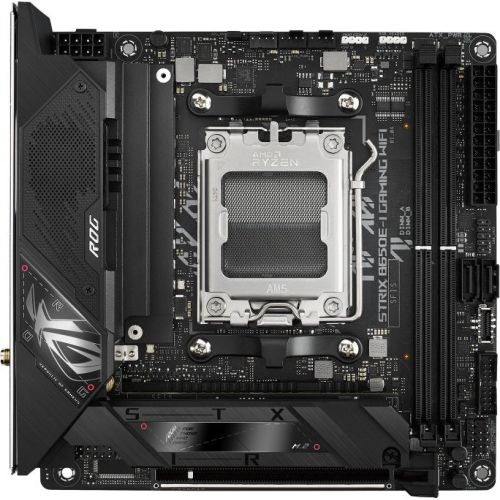 Материнская плата Asus ROG STRIX B650E-I GAMING WIFI Socket AM5 AMD B650 2xDDR5 mini-ITX AC`97 8ch(7.1) 2.5Gg RAID+HDMI (ROG STRIX B650E-I GAMING WIFI) Материнская плата Asus ROG STRIX B650E-I GAMING WIFI Socket AM5 AMD B650 2xDDR5 mini-ITX AC`97 8ch(7.1) 2.5Gg RAID+HDMI (ROG STRIX B650E-I GAMING WIFI)