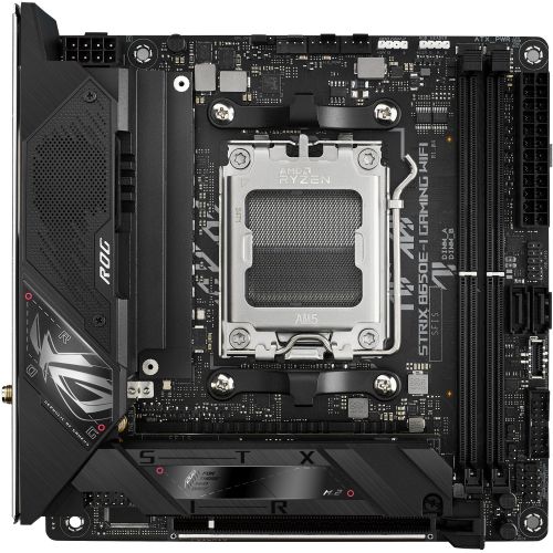Материнская плата Asus ROG STRIX X670E-I GAMING WIFI Socket AM5 AMD X670 2xDDR5 mini-ITX AC`97 8ch(7.1) 2.5Gg RAID+HDMI (ROG STRIX X670E-I GAMING WIFI) Материнская плата Asus ROG STRIX X670E-I GAMING WIFI Socket AM5 AMD X670 2xDDR5 mini-ITX AC`97 8ch(7.1) 2.5Gg RAID+HDMI (ROG STRIX X670E-I GAMING WIFI)