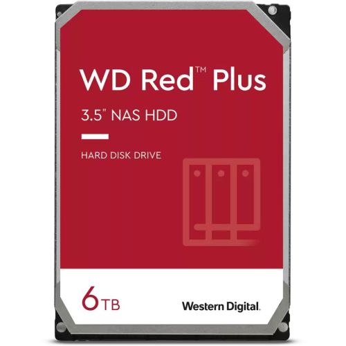   WD SATA-III 6TB WD60EFPX NAS Red Plus (5400rpm) 256Mb 3.5