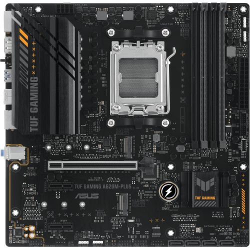 ����������� ����� Asus TUF GAMING A620M-PLUS Socket AM5 AMD A620 4xDDR5 mATX AC`97 8ch(7.1) 2.5Gg RAID+HDMI+DP (TUF GAMING A620M-PLUS)