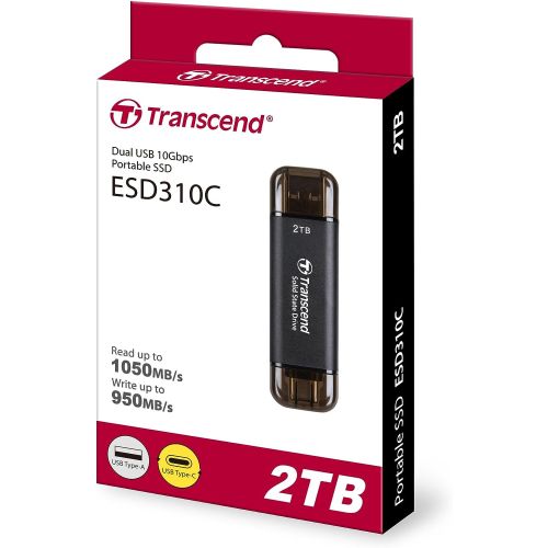  SSD Transcend USB-C 2TB TS2TESD310C  USB-A (TS2TESD310C)