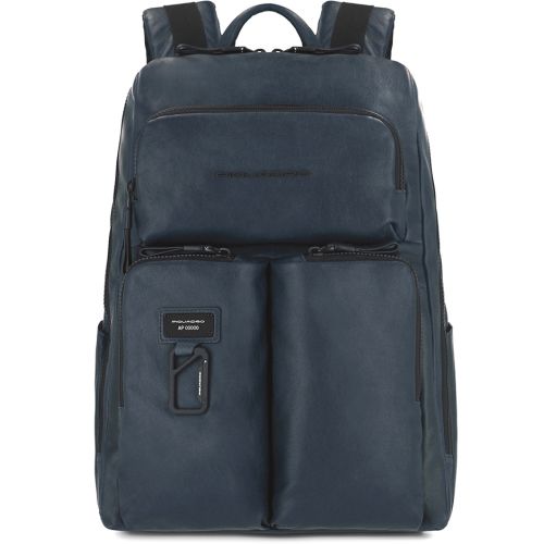Рюкзак Piquadro Harper CA3349AP/BLU синий кожа (CA3349AP/BLU) Рюкзак Piquadro Harper CA3349AP/BLU синий кожа (CA3349AP/BLU)