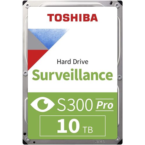  Toshiba SATA-III 10TB HDWT31AUZSVA Surveillance S300 Pro (7200rpm) 256Mb 3.5