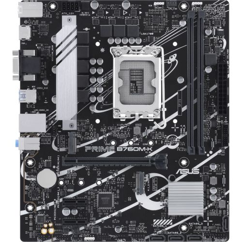   Asus PRIME B760M-K Soc-1700 Intel B760 2xDDR5 mATX AC`97 8ch(7.1) GbLAN RAID+VGA+HDMI (PRIME B760M-K)