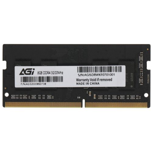  DDR4 8GB 3200MHz AGi AGI320008SD138 SD138 OEM PC4-25600 SO-DIMM 260-pin 1.2 OEM (AGI320008SD138)