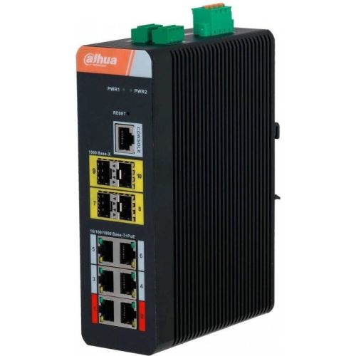  Dahua DH-IS4410-6GT-120 (L2) 6x1/ 4SFP 6PoE 120W  (DH-IS4410-6GT-120)