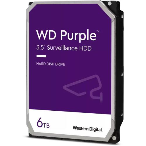   WD SATA-III 6TB WD64PURZ Surveillance Purple (5400rpm) 256Mb 3.5