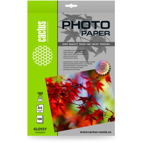 ���������� Cactus CS-GA4180100 A4/180�/�2/100�./����� ��������� ��� �������� ������ (CS-GA4180100)