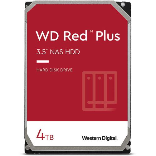   WD SATA-III 4TB WD40EFPX NAS Red Plus (5400rpm) 256Mb 3.5