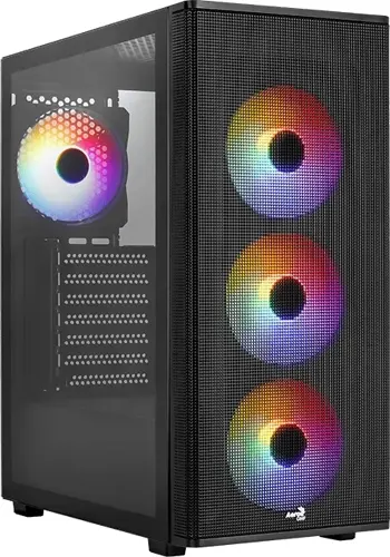 ������ Aerocool Designer-G-BK-v1 ������ ��� �� ATX 4x120mm 2x140mm 2xUSB2.0 1xUSB3.0 audio bott PSU (DESIGNER-G-BK-V1)