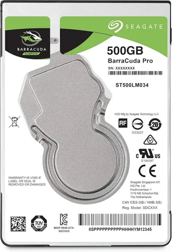   Seagate SATA-III 500GB ST500LM034 Notebook/Desktop Barracuda 4KN (7200rpm) 128Mb 2.5