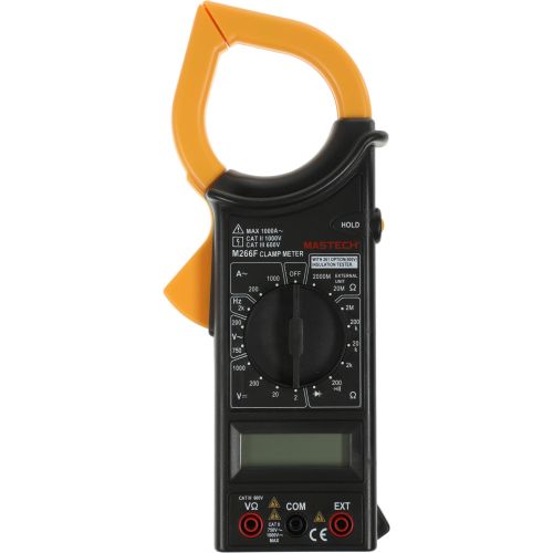 Клещи токоизмерительные Mastech M266F цифр. измер.ток:переменный черный/желтый (13-1304) (13-1304) Клещи токоизмерительные Mastech M266F цифр. измер.ток:переменный черный/желтый (13-1304) (13-1304)