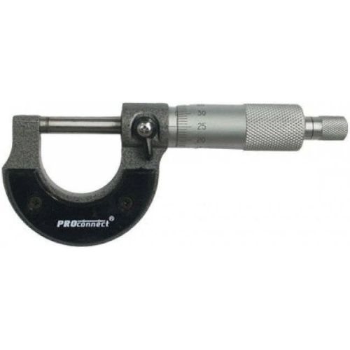 Микрометр Rexant 12-9111 гладкий (МК) разм.шага 0.01мм серебристый черный (12-9111) Микрометр Rexant 12-9111 гладкий (МК) разм.шага 0.01мм серебристый черный (12-9111)