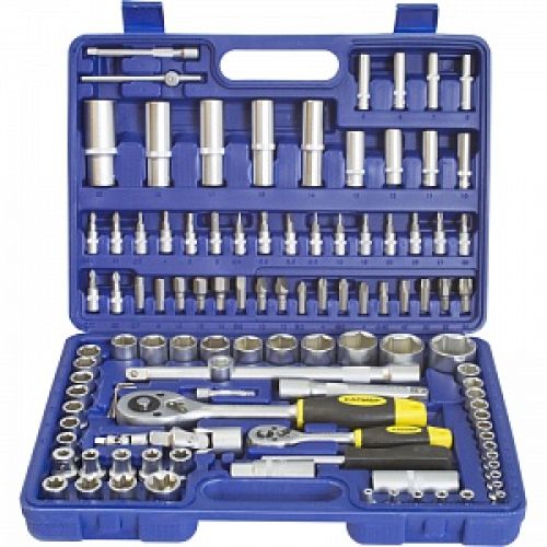 КАЛИБР Набор инструментов Калибр НСМ-108 108 предметов (жесткий кейс) (121005) КАЛИБР Набор инструментов Калибр НСМ-108 108 предметов (жесткий кейс) (121005)