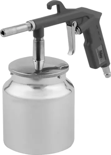 Пистолет пескоструйный Fubag 110115 142л/мин соп.:6мм бак:0.75л серебристый/черный (110115) Пистолет пескоструйный Fubag 110115 142л/мин соп.:6мм бак:0.75л серебристый/черный (110115)