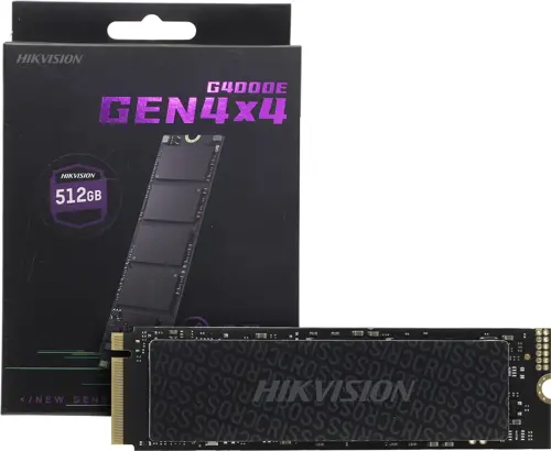  SSD Hikvision PCIe 4.0 x4 512GB HS-SSD-G4000E/512G HS-SSD-G4000E/512G Hiksemi G4000E M.2 2280 (HS-SSD-G4000E/512G)