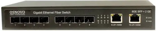  Osnovo SW-7028 (L2) 10x1/ 2x(1000BASE-T/SFP) 8SFP  (SW-7028)
