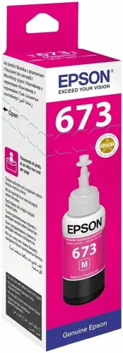 Чернила Epson 673 C13T673398 (замена C13T67334A) пурпурный 70мл для Epson L800/L810/L850/L1800 (C13T673398) Чернила Epson 673 C13T673398 (замена C13T67334A) пурпурный 70мл для Epson L800/L810/L850/L1800 (C13T673398)