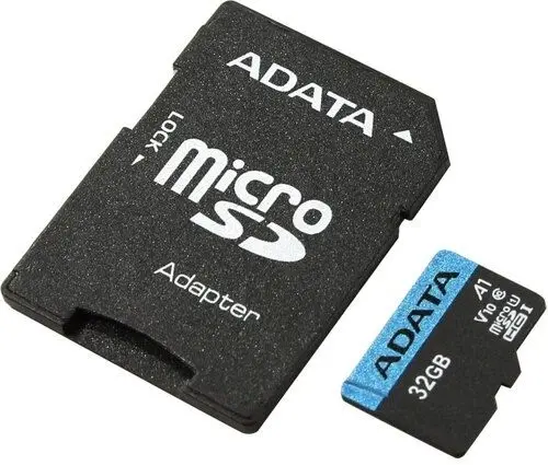   microSDXC 32GB A-Data AUSDH32GUICL10A1-RA1 Premier Pro + adapter (AUSDH32GUICL10A1-RA1)