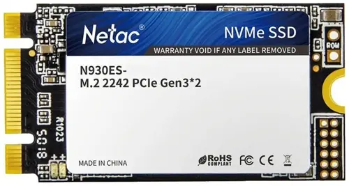Накопитель SSD Netac PCIe 3.0 x2 256GB NT01N930ES-256G-E2X N930ES M.2 2242 (NT01N930ES-256G-E2X) Накопитель SSD Netac PCIe 3.0 x2 256GB NT01N930ES-256G-E2X N930ES M.2 2242 (NT01N930ES-256G-E2X)