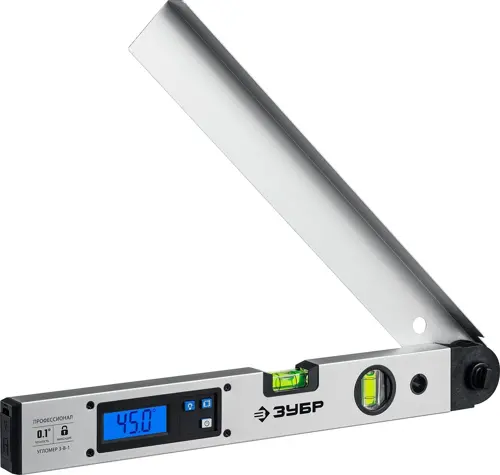 ЗУБР Угломер Зубр Профессионал 34288 цифровой 2глаз. серебристый/черный (34288) ЗУБР Угломер Зубр Профессионал 34288 цифровой 2глаз. серебристый/черный (34288)