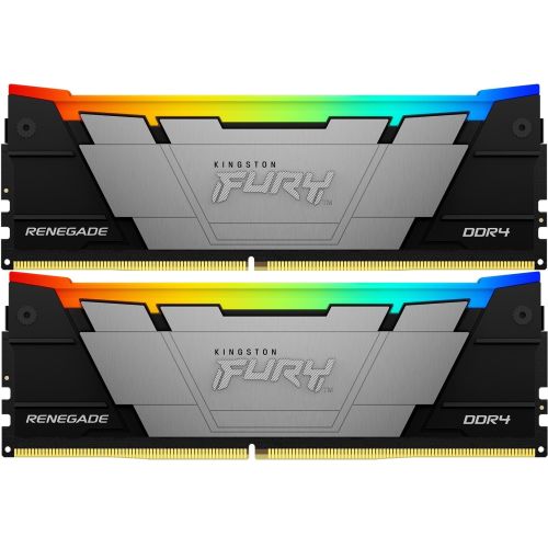  DDR4 2x16GB 3200MHz Kingston KF432C16RB12AK2/32 Fury Renegade RGB RTL Gaming PC4-25600 CL16 DIMM 288-pin 1.35 dual rank   Ret (KF432C16RB12AK2/32)