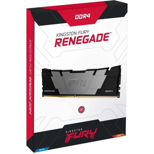  DDR4 2x32GB 3200MHz Kingston KF432C16RB2K2/64 Fury Renegade Black RTL Gaming PC4-25600 CL16 DIMM 288-pin 1.35 dual rank   Ret (KF432C16RB2K2/64)