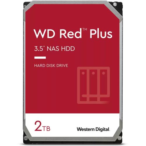   WD SATA-III 2TB WD20EFPX NAS Red Plus (5400rpm) 64Mb 3.5