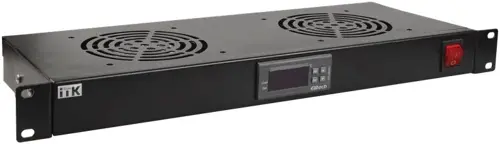 Модуль вентиляторный ITK (FM05-1U2TS-R) 2 вент. с термостатом с контроллером черный (упак.:1шт) (FM05-1U2TS-R) Модуль вентиляторный ITK (FM05-1U2TS-R) 2 вент. с термостатом с контроллером черный (упак.:1шт) (FM05-1U2TS-R)
