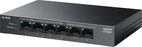  TP-Link LS106LP (L2) 6x100/ 4PoE 41W  (LS106LP)