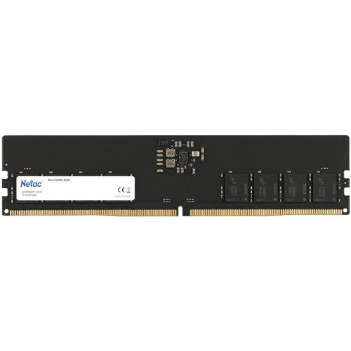 ������ DDR5 16GB 5600MHz Netac NTBSD5P56SP-16 Basic RTL PC5-44800 CL46 DIMM 288-pin 1.1� original Intel Ret (NTBSD5P56SP-16)