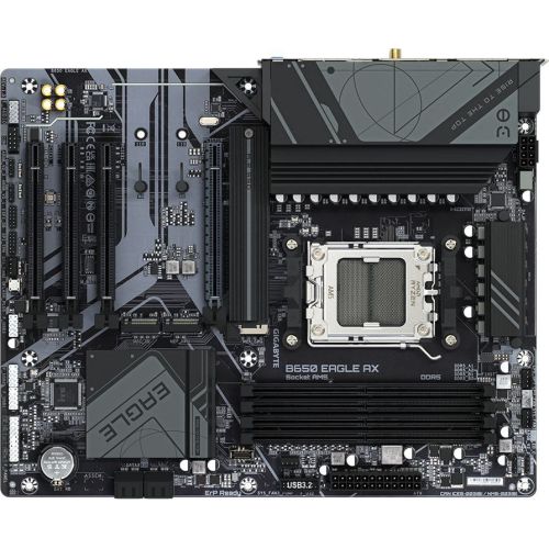 ����������� ����� Gigabyte B650 EAGLE AX Socket AM5 AMD B650 4xDDR5 ATX AC`97 8ch(7.1) GbLAN RAID+HDMI+DP (B650 EAGLE AX)