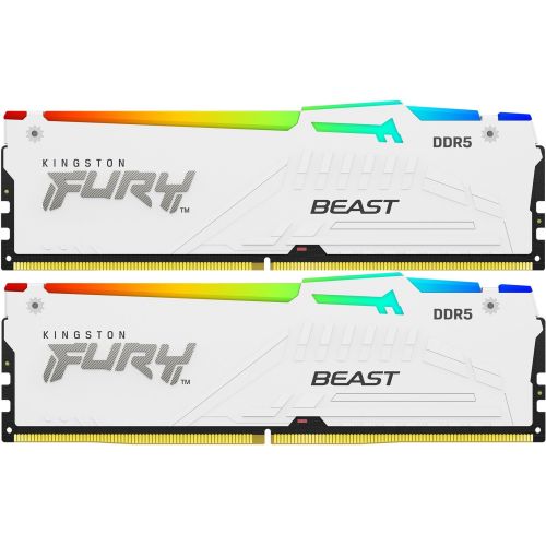 ������ DDR5 2x32GB 5200MHz Kingston KF552C40BWAK2-64 Fury Beast RGB RTL Gaming PC5-41600 CL40 DIMM 288-pin 1.25� single rank � ���������� Ret (KF552C40BWAK2-64)