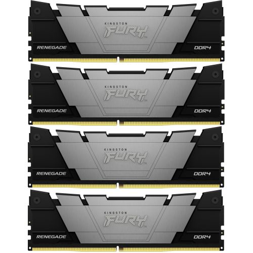  DDR4 4x32GB 3200MHz Kingston KF432C16RB2K4/128 Fury Renegade Black RTL Gaming PC4-25600 CL16 DIMM 288-pin 1.35 kit dual rank   Ret (KF432C16RB2K4/128)