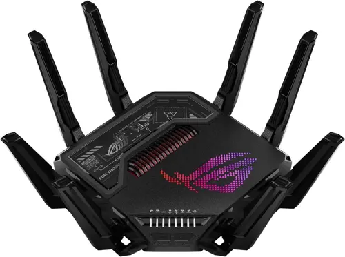 Роутер беспроводной Asus GT-BE98 BE25000 100/1000/2500/10000BASE-T черный (GT-BE98) Роутер беспроводной Asus GT-BE98 BE25000 100/1000/2500/10000BASE-T черный (GT-BE98)