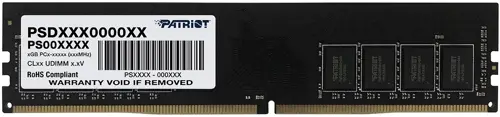  DDR4 8GB 3200MHz Patriot PSD48G32002 Signature RTL PC4-25600 CL22 DIMM 288-pin 1.2 single rank Ret (PSD48G32002)