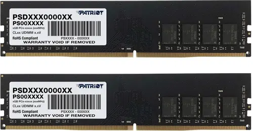  DDR4 2x8GB 2666MHz Patriot PSD416G2666K Signature RTL PC4-21300 CL19 DIMM 288-pin 1.2 kit single rank Ret (PSD416G2666K)