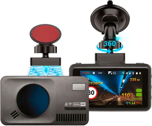 ���������������� � �����-���������� TrendVision DriveCam Real 4K Signature LNA GPS ������� ������ (REAL 4K SIGNATURE LNA)