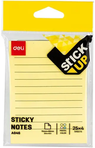    Deli Stick UP EA046 76x101 100.   4. .   (.:4) (EA046) ( 12 .)