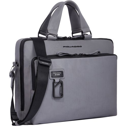Деловая сумка Piquadro Harper CA4098AP/GR с отделением для ноутбука серый натур.кожа (CA4098AP/GR) Деловая сумка Piquadro Harper CA4098AP/GR с отделением для ноутбука серый натур.кожа (CA4098AP/GR)