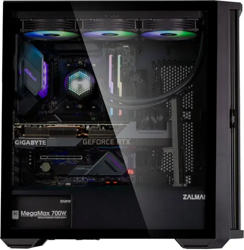 Корпус Zalman Z10 черный без БП ATX 10x120mm 2x140mm 2xUSB3.0 audio bott PSU (Z10) Корпус Zalman Z10 черный без БП ATX 10x120mm 2x140mm 2xUSB3.0 audio bott PSU (Z10)