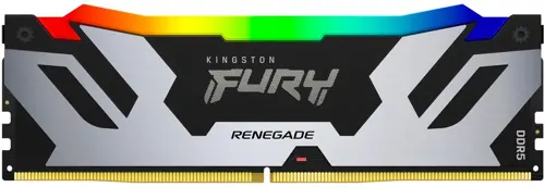 ������ DDR5 24GB 7200MHz Kingston KF572C38RSA-24 Fury Renegade Silver/Black RGB RTL Gaming PC5-57600 CL38 DIMM 288-pin 1.45� single rank � ���������� Ret (KF572C38RSA-24)