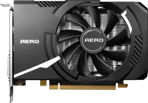  MSI PCI-E 4.0 RTX 3050 AERO ITX 8G OCV1 NVIDIA GeForce RTX 3050 8Gb 128bit GDDR6 1807/14000 DVIx1 HDMIx1 DPx1 HDCP Ret (RTX 3050 AERO ITX 8G OCV1)