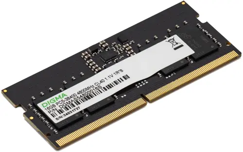 ������ DDR5 16GB 4800MHz Digma DGMAS54800016S RTL PC5-38400 CL40 SO-DIMM 262-pin 1.1� single rank Ret (DGMAS54800016S)