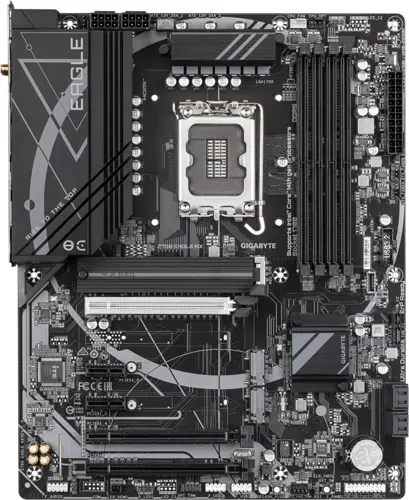 ����������� ����� Gigabyte Z790 EAGLE AX Soc-1700 Intel Z790 4xDDR5 ATX AC`97 8ch(7.1) 2.5Gg RAID+HDMI+DP (Z790 EAGLE AX)