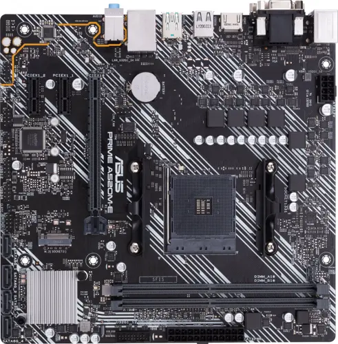   Asus PRIME A520M-E/CSM Soc-AM4 AMD A520 2xDDR4 mATX AC`97 8ch(7.1) GbLAN RAID+VGA+DVI+HDMI (PRIME A520M-E/CSM)