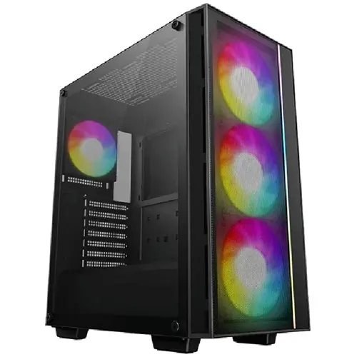 ������ Deepcool Matrexx 55 V4 MESH ������ ��� �� ATX 7x120mm 2x140mm 2xUSB3.0 audio bott PSU (R-MATREXX55-BKAGA4-G-4)