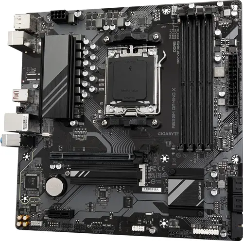 ����������� ����� Gigabyte A620M GAMING X Socket AM5 AMD A620 4xDDR5 mATX AC`97 8ch(7.1) GbLAN RAID+HDMI+DP (A620M GAMING X)