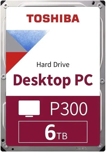   Toshiba SATA-III 6TB HDWD260UZSVA Desktop P300 4KN (5400rpm) 128Mb 3.5