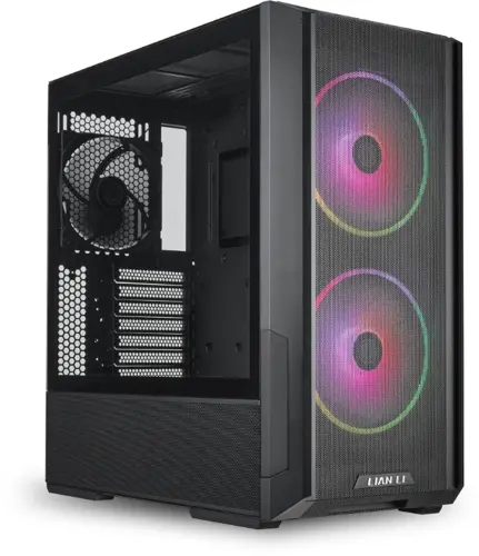 ������ Lian-Li Lancool 216 RGB ������ ��� �� ATX 7x120mm 4x140mm 2xUSB3.0 audio bott PSU (G99.LAN216RX.00)